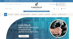 Desktop Screenshot of caujolle.fr