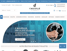 Tablet Screenshot of caujolle.fr